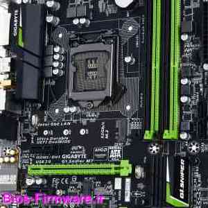 دانلود فایل آپدیت بایوس ، فریمور مادربرد گیگابایت Gigabyte G1.Sniper M7 rev.1.0 Bios firmware